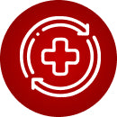 RFG icon that describes faster recovery for RFG.